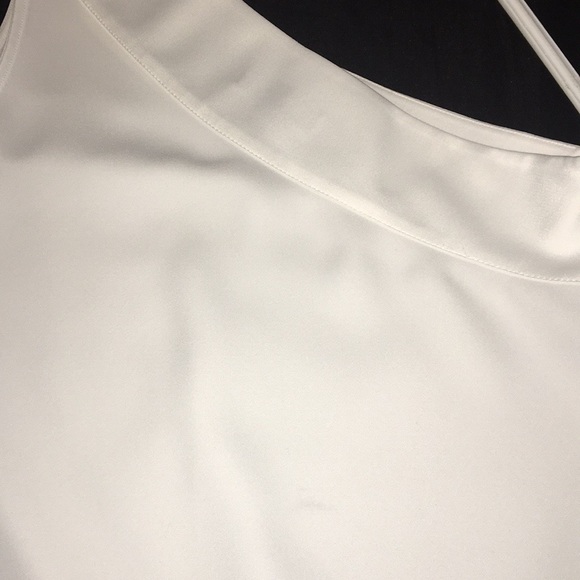 Banana Republic white cold shoulder blouse *S - Picture 5 of 7